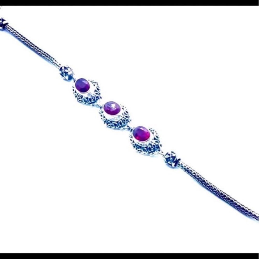 Bali Artisan African Ruby Bracelet